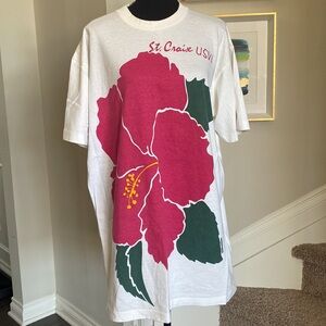 Rare 90’s Vintage Belton One Size Fits All 100% Cotton White Short Sleeve Shirt